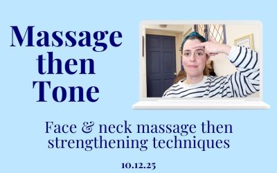 Massage then Tone: 30 minute Face Yoga Class