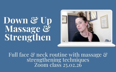 Down and Up, Massage and Strengthen, 30 Minute Face Yoga